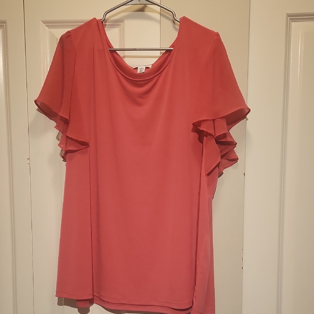Stretchy Flowy Pink Blouse